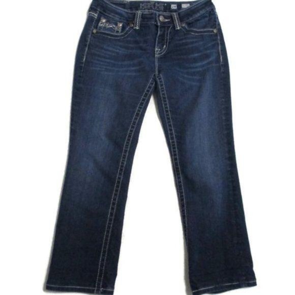 Miss Me Denim - Miss Me Easy Capri Embellished Crop Jeans 28